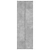 vidaXL Buffet haut gris béton 60x35x180 cm bois d'ingénierie