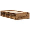 vidaXL Cadre de lit sans matelas vieux bois 90x200 cm bois ing&eacute;nierie