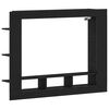 vidaXL Meuble TV Ch&ecirc;ne noir 152 x 22 x 113 cm Bois d'ing&eacute;nierie