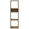 vidaXL Biblioth&egrave;que ch&ecirc;ne artisanal 34x31x112 cm bois d'ing&eacute;nierie