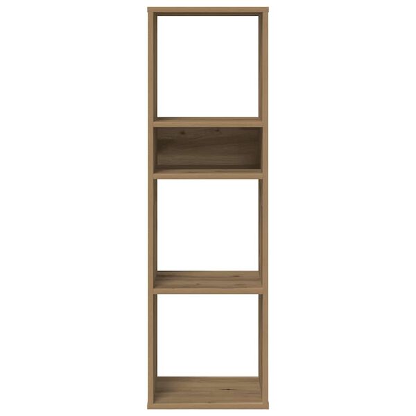 vidaXL Biblioth&egrave;que ch&ecirc;ne artisanal 34x31x112 cm bois d'ing&eacute;nierie