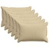 vidaXL Housse de coussin 6 pc HOUTEN Gris Vert Clair 50 x 75 cm