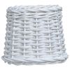 vidaXL Abat-jour Osier 20x15 cm Blanc