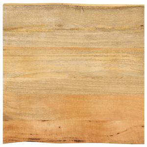 vidaXL Dessus de table 40x40x3,8 cm bord vivant bois massif manguier
