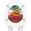 SCH&Uuml;TTE Si&egrave;ge de toilette avec fermeture en douceur COLORFUL STONES