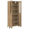 vidaXL Haut Armoire 2 pcs Ch&ecirc;ne artisanal Bois d'ing&eacute;nierie