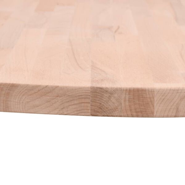 vidaXL Dessus de table &Oslash;40x1,5 cm rond bois massif de h&ecirc;tre