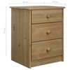 vidaXL Commode 43x34x53 cm Bois de pin solide