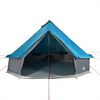 vidaXL Tente familiale tipi 10 personnes bleu imperméable