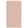 vidaXL Armoire de rangement Rose 80 x 40 x 70 cm Acier
