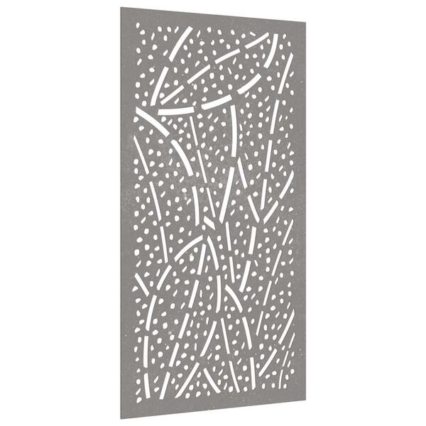 vidaXL D&eacute;coration murale jardin 105x55 cm acier corten design feuille