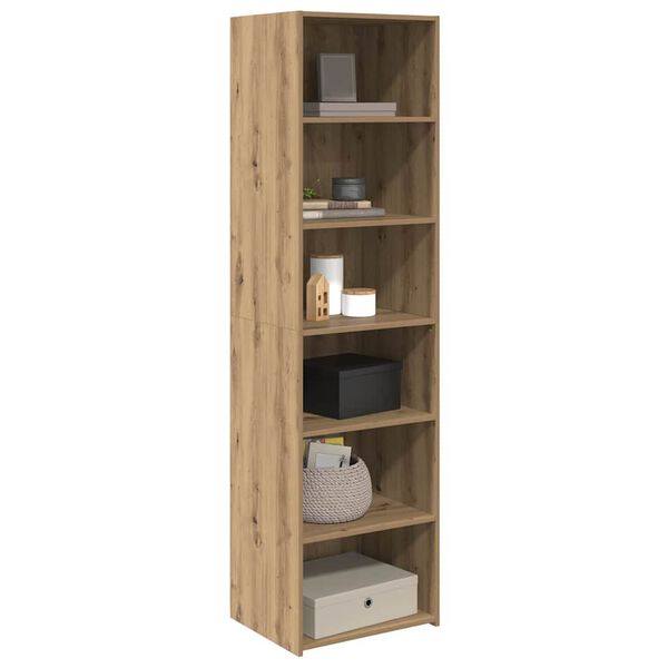 vidaXL Armoire Ch&ecirc;ne artisanal 50 x 41 x 185 cm Bois d'ing&eacute;nierie