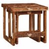 vidaXL Tables d'appoint Marron Bois de mangue massif