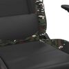 vidaXL Chaise de jeu Noir et camouflage Similicuir