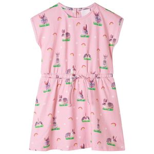 Robe pour enfants rose clair 140