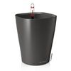 LECHUZA Jardini&egrave;re DELTINI ALL-IN-ONE Charbon m&eacute;tallique