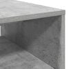 vidaXL Table basse Gris b&eacute;ton 60 x 50 x 40 cm Bois d'ing&eacute;nierie