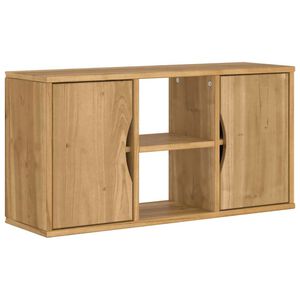 vidaXL Meuble TV ODDA 79x24x40 cm bois massif pin