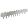 vidaXL Bordure de Pelouse 10 pc 103 x 20 cm Acier inoxydable Argent&eacute;
