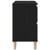 vidaXL Meuble de Lavabo de Salle de Bain Ch&ecirc;ne noir 80 x 33 x 60 cm