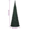 vidaXL Sapin de No&euml;l artificiel pr&eacute;-&eacute;clair&eacute; avec guirlandes vert 180cm