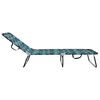 vidaXL Chaise longue pliante Multicolore 188 x 57 x 86,5 cm Polyester