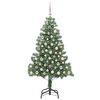 vidaXL Sapin de No&euml;l avec 300 LED avec support Vert 180 cm PVC