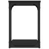 vidaXL Table d'appoint Noir 50x35x52 cm Bois d&rsquo;ing&eacute;nierie
