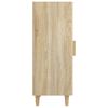 vidaXL Buffet Ch&ecirc;ne sonoma 34,5x34x90 cm Bois d'ing&eacute;nierie