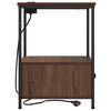 vidaXL Cabinet de chevet Ch&ecirc;ne brun 42 x 41 x 56 cm Bois d'ing&eacute;nierie