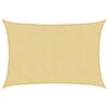 vidaXL Voile d'ombrage sable 6x4 m 100 % polyester oxford