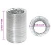 vidaXL Conduit de ventilation aluminium 6 m &Oslash;12,5 cm