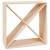 vidaXL Armoire &agrave; vin 62x25x62 cm Bois de pin massif
