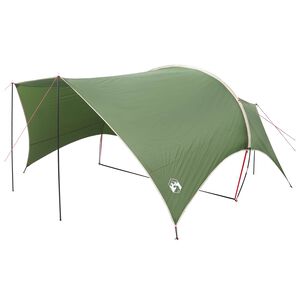 vidaXL Tarp de camping r&eacute;sistant &agrave; l'eau Vert 550 x 400 x 230 cm
