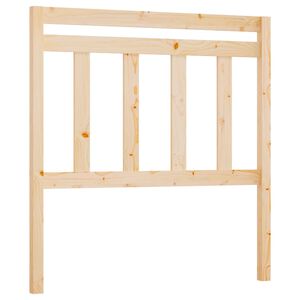 vidaXL T&ecirc;te de lit Blanc 96x4x100 cm Bois massif de pin