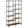 vidaXL &Eacute;tag&egrave;re 9 niveaux 100 x 32 x 170 cm Bois d'ing&eacute;nierie