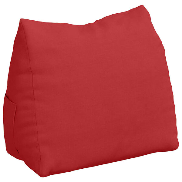 vidaXL Coussin de Dos Rouge 60 x 20 x 50 cm tissu