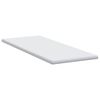 vidaXL Surmatelas Blanc 80 x 200 cm Tissu Jacquard