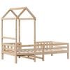 vidaXL Cadre de lit avec toit sans matelas 90x190 cm