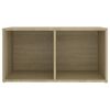 vidaXL Meubles TV 4 pcs Chêne sonoma 72x35x36,5 cm Bois d'ingénierie