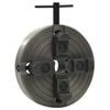 vidaXL Mandrin &agrave; bois &agrave; 4 m&acirc;choires connexion M33 acier noir 150x63 mm