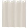 vidaXL Rideaux en voile avec œillets 2 pcs crème 140x140 cm