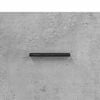 vidaXL Table de chevet murale gris b&eacute;ton 35x35x20 cm
