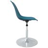 vidaXL Chaises pivotantes &agrave; manger lot de 6 Turquoise PP