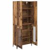 vidaXL Haut Armoire Bois Ancien 69,5 x 34 x 180 cm Bois d'ing&eacute;nierie