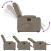 vidaXL Fauteuil inclinable de massage &eacute;lectrique cappuccino similicuir