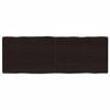 vidaXL Dessus de table bois massif trait&eacute; bordure assortie