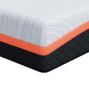 vidaXL Matelas Blanc et Gris 90 x 200 cm Tissu jacquard