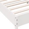 vidaXL Cadre de lit sans matelas blanc 90x200 cm bois de pin massif