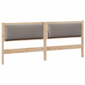 vidaXL T&ecirc;te de lit Autre Marron 200 cm Bois massif en pin